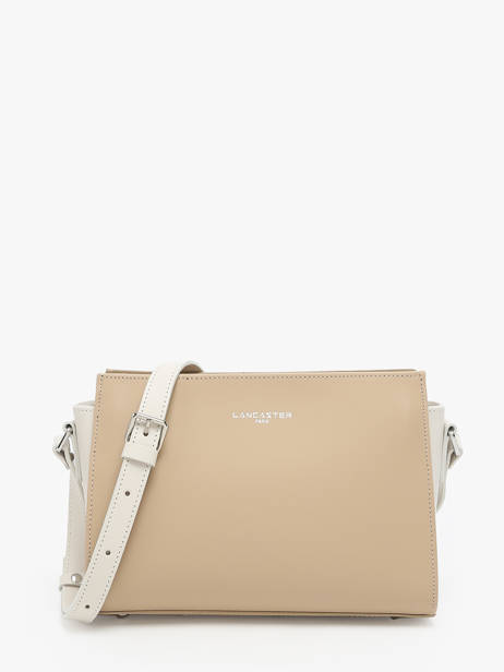Cross Body Tas Smooth Leder Lancaster Beige smooth 437-02